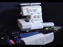 Încarcă și redă videoclipul în vizualizatorul Galerie, Masina de surfilat Janome My Lock 204D